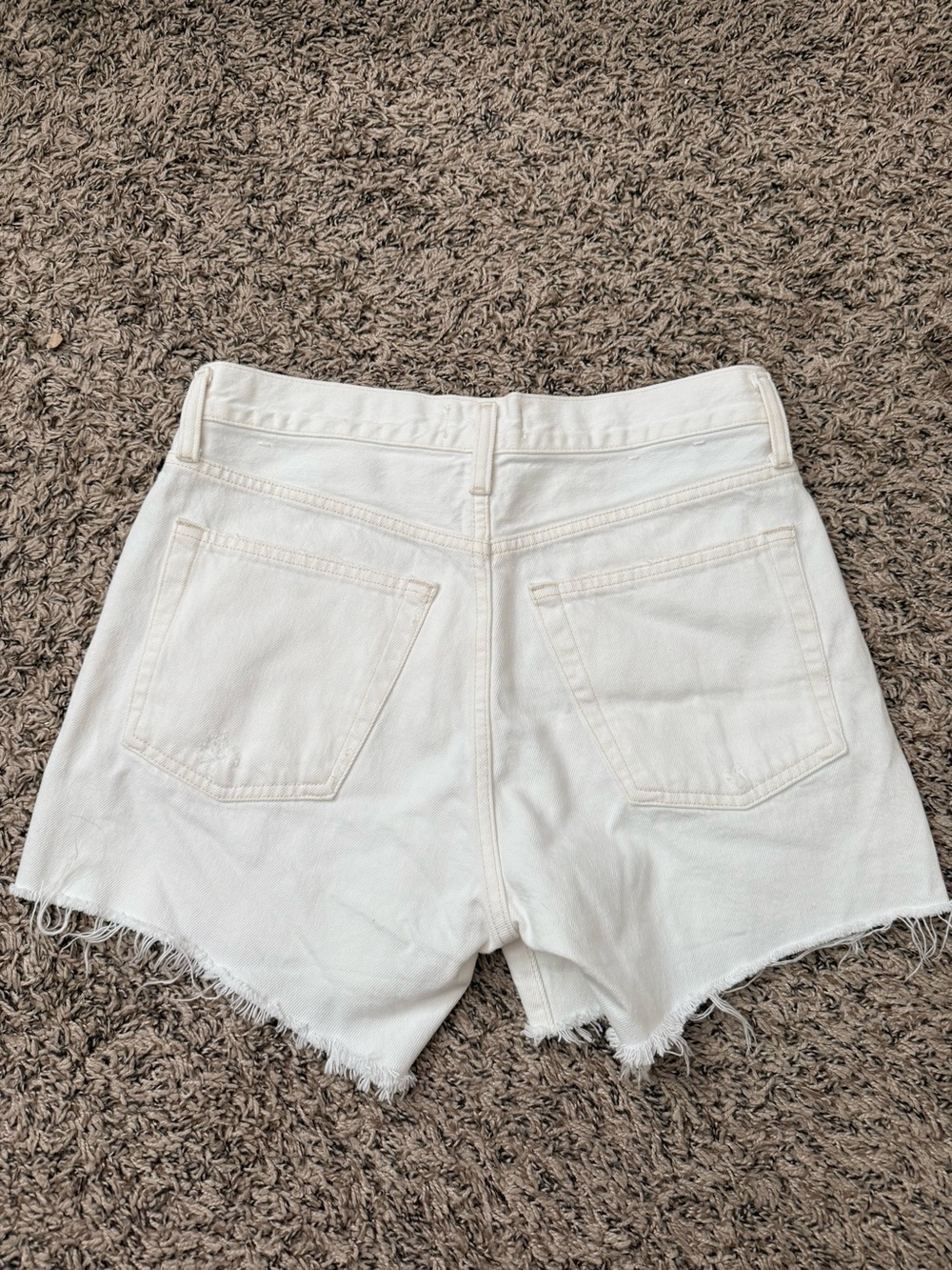 AGOLDE Parker Long Short In Panna Cotta - Size 26 - Picture 5 of 6